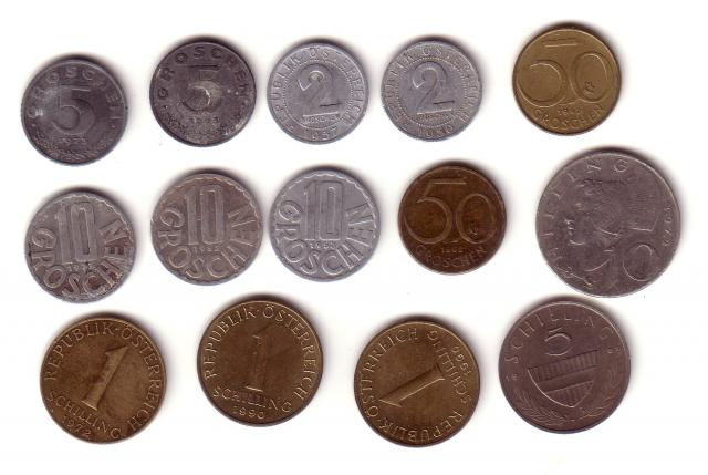 Daiktas Austrijos monetos