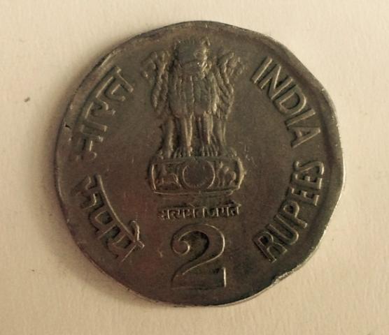 Daiktas Indija 2 Rupijos 1992m. A1