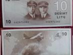 Daiktas Litų banknotas 1991m 10lt