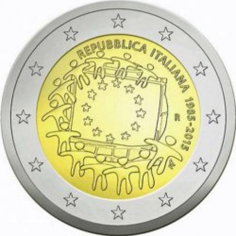 Daiktas 2 eur monetos UNC
