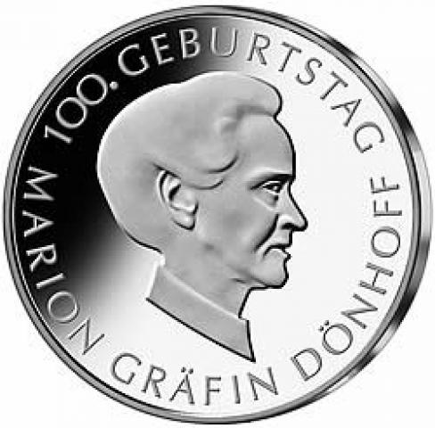 Daiktas Germany 2009 10 euro Marion Dönhoff