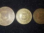 Daiktas tuniso monetu rinkinukas 1960