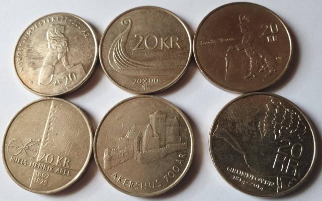 Daiktas norvegijos 20 kr