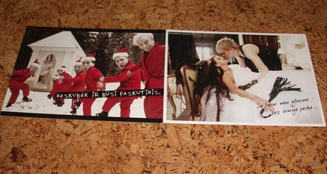 Daiktas Panelės reklaminiai atvirukai