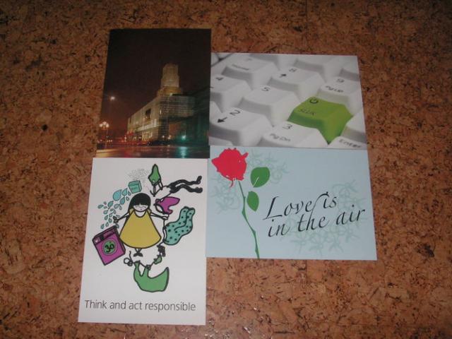 Daiktas Reklaminiai atvirukai is Danijos