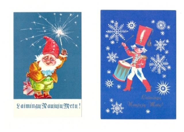 Daiktas Deltuvienė 1975 m. Dakinevičiūtė 1979 m. atvirukai