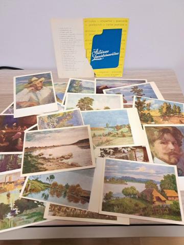 Daiktas Antanas Zmuidzinavičius atvirukų komplektas 3€