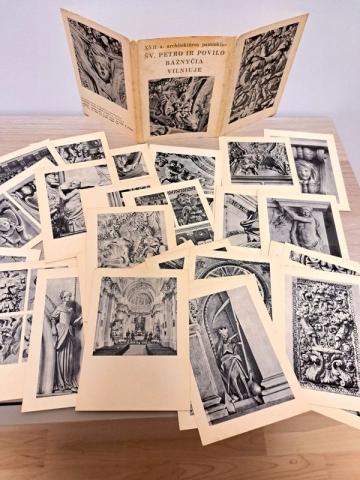 Daiktas Šv. Petro ir Povilo bažnyčia Vilniuje atvirukų komplektas 2,50€