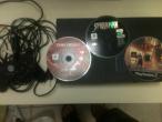 Daiktas PlayStation 2 + originalus zaidimai