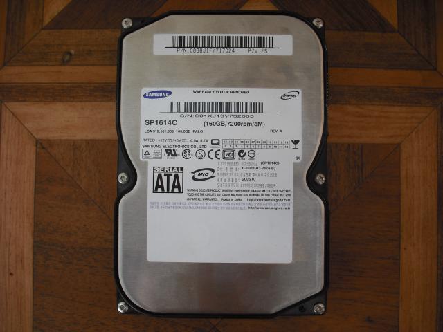 Daiktas Samsung hdd 160gb