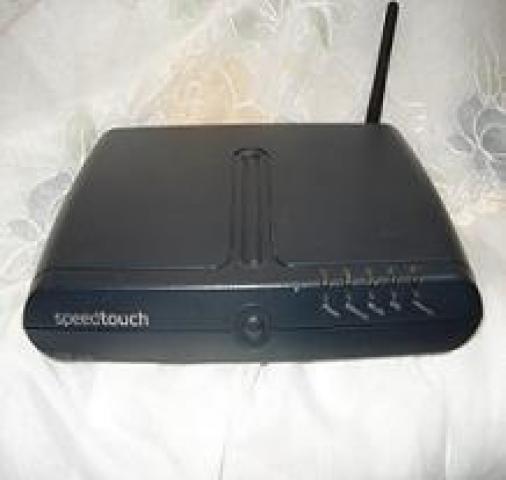 Daiktas Speedtouch modemas su antena