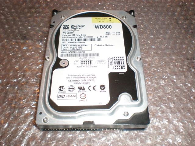 Daiktas Kietasis diskas WD caviar 80gb