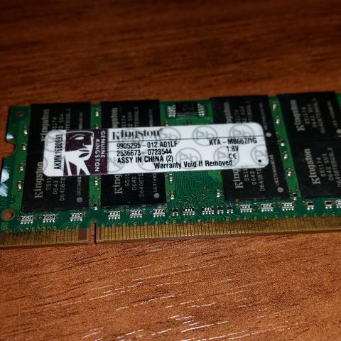Daiktas 1gb Modulis ram