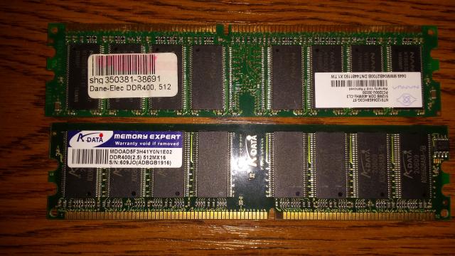 Daiktas 512mb Ddr400 ram