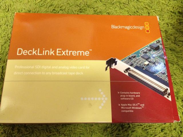 Daiktas Blackmagic decklink extreme + breakout kabelis