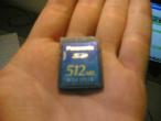Daiktas SD Kortelė, 512 MB