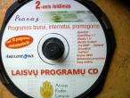 Daiktas CD su programomis.