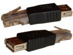 Daiktas Female USB A to Male Ethernet RJ45 Connector / Adaptor