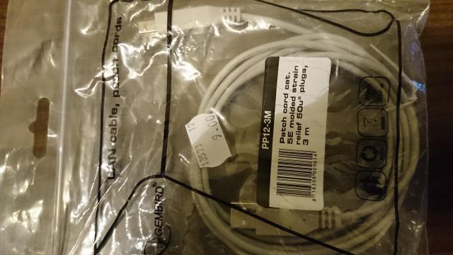 Daiktas LAN kabelis 3m