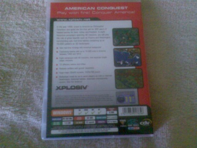 Daiktas Strategija ,,American Conquest''