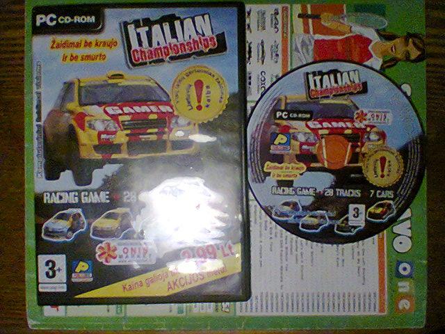 Daiktas italian championship ir patrakeliai