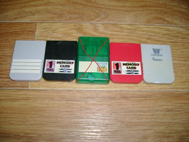 Daiktas playstation atminties korteles (ps1)