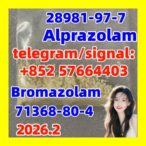 Daiktas High quality cas.71368-80-4 Brozolam safe delivery Aplrazolam Cas 28981-97-7 