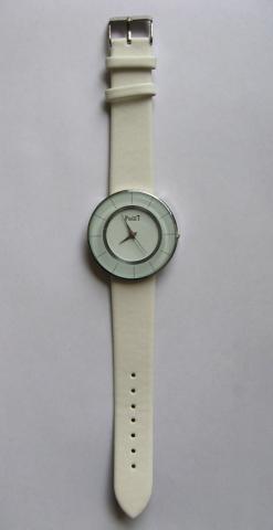 Daiktas Piaget moteriškas baltas laikrodis