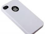 Daiktas iPhone 4 4s baltas naujas silikoninis cover dėklas
