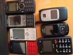 Daiktas keletas mobiliuju telefonu