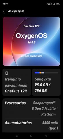 Daiktas Oneplus 12R