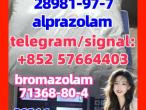 Daiktas alprazolam 28981-97-7  bromazolam 71368-80-4 Benzodiazepines  Etizolam 40054-69-1 
