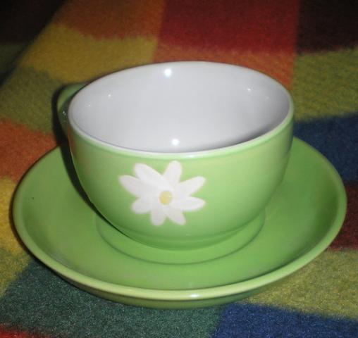 Daiktas Salotinis puodelis su lėkštute