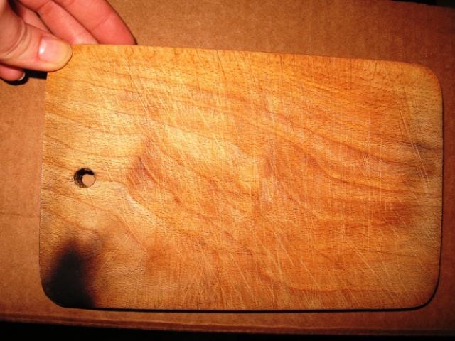 Daiktas Medine pjaustymo lentele 