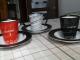 4 espresso kavos puodeliai su lėkštutėmis Jonava - parduoda, keičia (1)