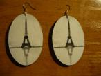 Daiktas auskarai 'eifelio bokštas' 