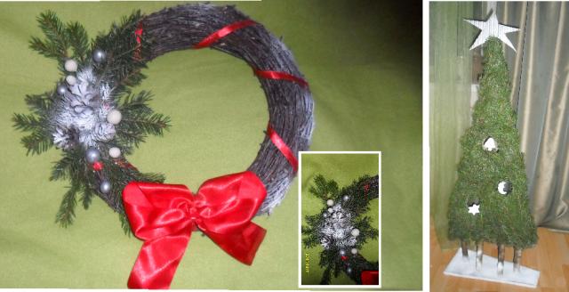 Daiktas dekoratyviniai vainikai