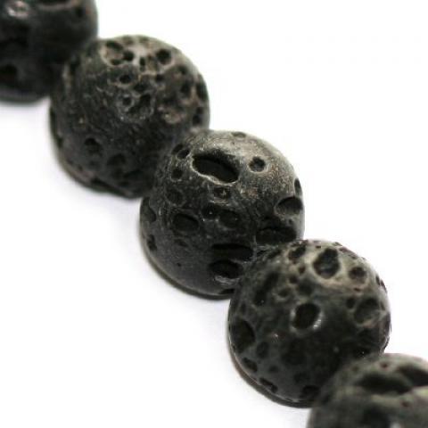 Daiktas Juodi lavos karoliukai