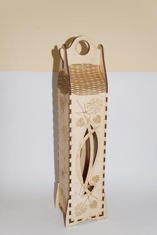 Daiktas Graviruota vyno dėžutė