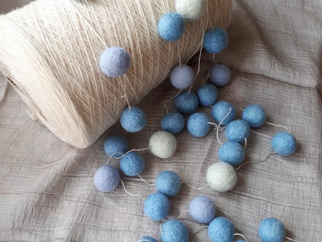 Daiktas Veltų kamuoliukų girlianda